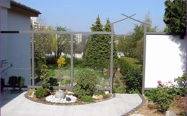 Windfang für die Terrasse
